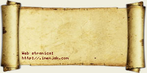 Anđela Jovičić vizit kartica